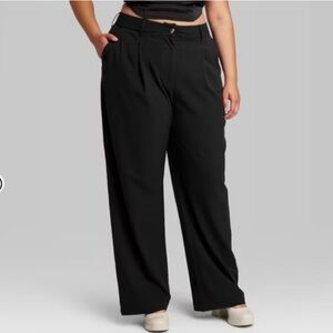 NEW WILD FABLE Women's Wide Leg Trousers Size:17